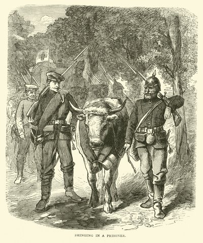 Innbringing av en fange, september 1870 av English School