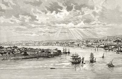 Brisbane Harbour, Australia, ca. 1880, fra 