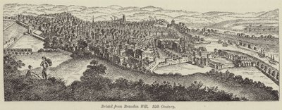 Bristol fra Brandon Hill av English School