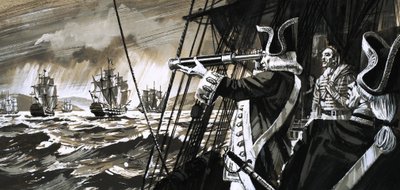 Storbritannia mistet Minorca da en flåte av franske skip flyktet inn i helligdommen til Mahon havn av English School