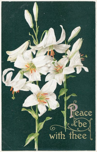 Britische Osterkarte von English School