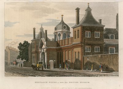 British Museum i Montague House av English School