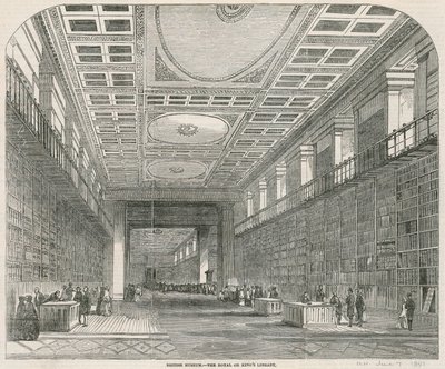 British Museum, Royal eller Kings Library av English School