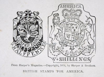 Britiske frimerker for Amerika av English School