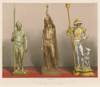 Bronzestatuen von English School