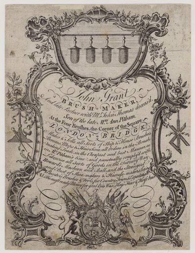 Børstemaker, John Grant, byttekort av English School