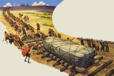 Bygging av Stonehenge av English School