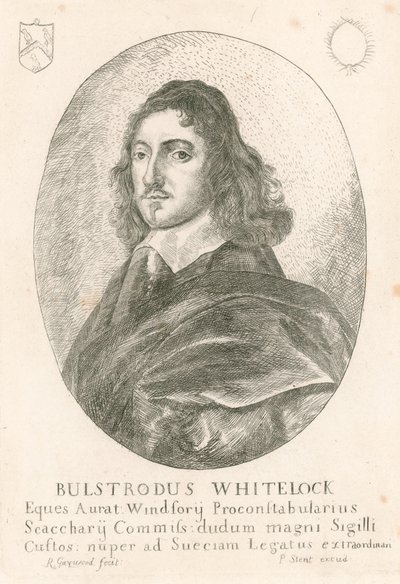 Bulstrode Whitelock (1605-75), kommissær for det store seglet under Cromwell av English School
