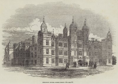 Burghley House, North Front (gravering) av English School