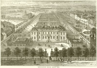 Burlington House, rundt 1700 av English School