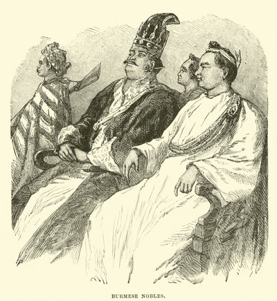 Burmesische Adlige von English School