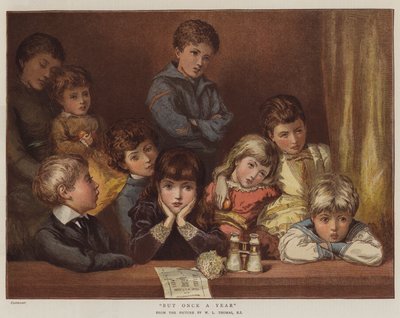 Men en gang i året (chromolitho) av English School