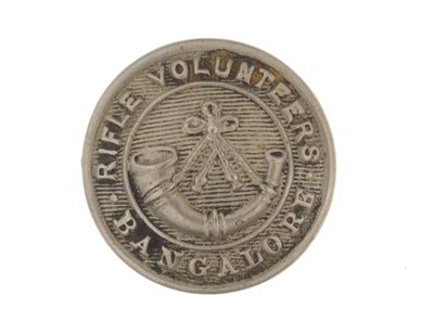 Button, Bangalore Rifle Volunteers, 1880-1920 av English School