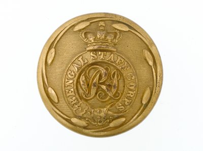 Button, Bengal Staff Corps, 1876-1891 av English School
