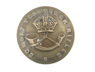 Button, Bombay Volunteer Rifles, 1901-1947 av English School