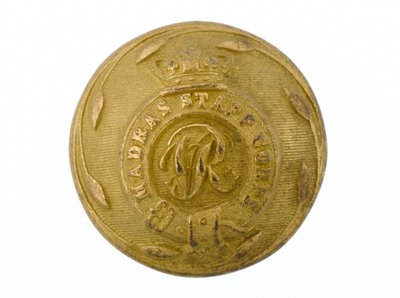 Button, Madras Staff Corps, 1861-1876. av English School