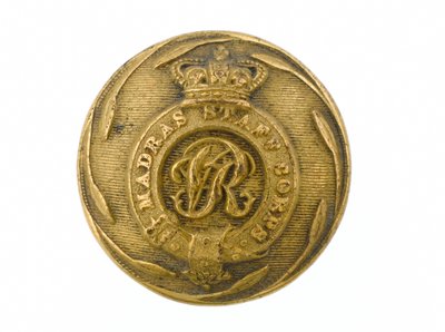 Button, Madras Staff Corps, 1861-1876 av English School