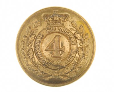 Button, offiser, 4. Bengal European Regiment, 1855-1861 av English School