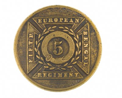 Button, offiser, 5. bengalske europeiske regiment, 1858-1860 av English School