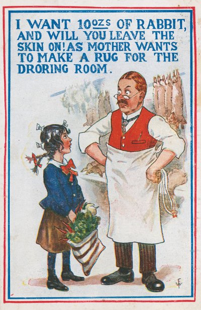 Kaninchen beim Metzger kaufen von English School