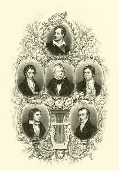 Byron, Southey, Scott, Coleridge, Keats, Montgomery av English School