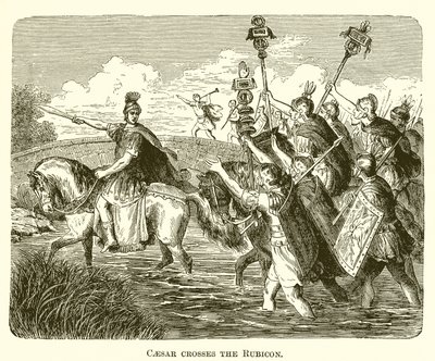 Cæsar krysser Rubicon av English School