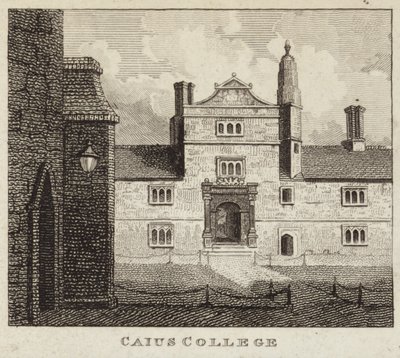 Caius College, en del av Cambridge University av English School