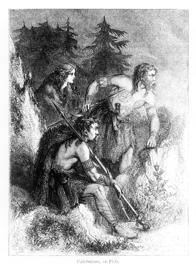 kaledonere eller piktere av English School