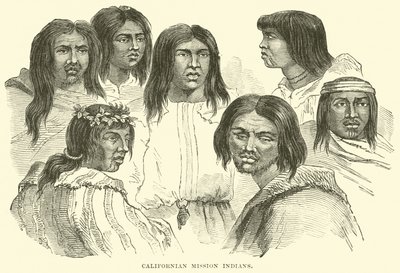 Kalifornische Missionsindianer von English School