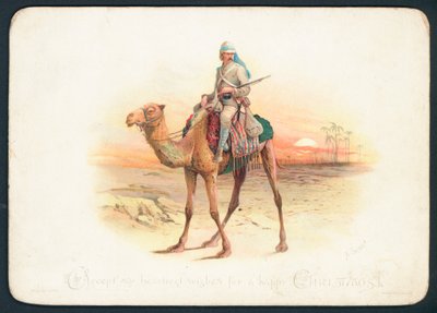 Camel Corps julekort av English School