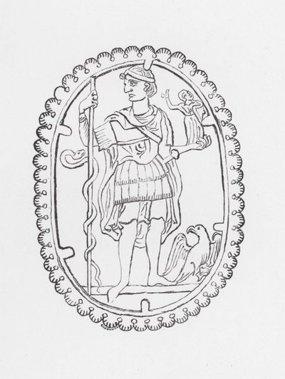 Cameo of St Albans (gravering) av English School