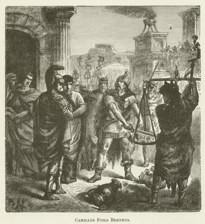 Camillus Foils Brennus av English School