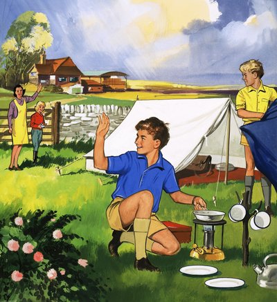 Camping i telt av English School