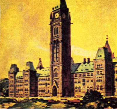 Canadas parlamentshus i Ottawa av English School