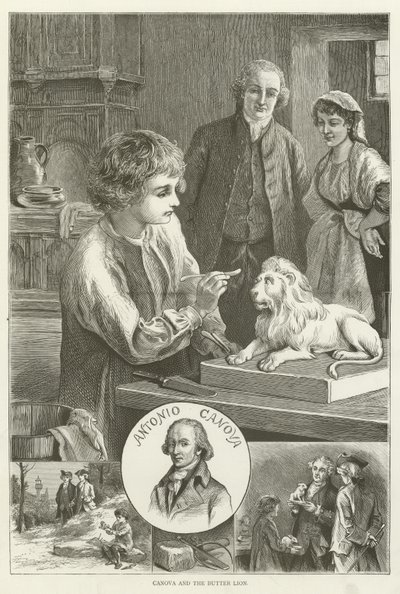 Canova og smørløven av English School