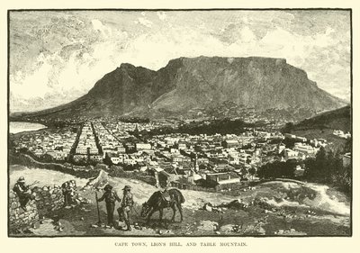Kapstadt, Löwenhügel und Tafelberg von English School