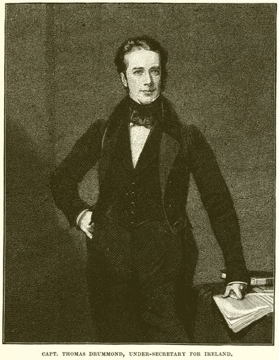 Kaptein Thomas Drummond, undersekretær for Irland av English School