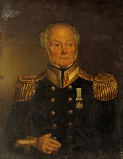 Kaptein Patriark, Royal Navy, ca. 1850 av English School