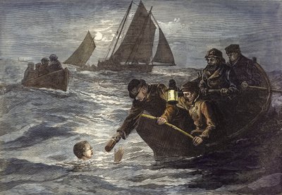 Kaptein Webbs forsøker å svømme over Den engelske kanal, Hot Coffee by Moonlight av English School