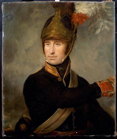 Kaptein William Tyrwhitt Drake, Royal Horse Guards, ca. 1815 av English School
