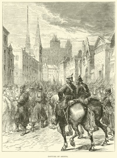 Capture of Amiens, desember 1870 av English School