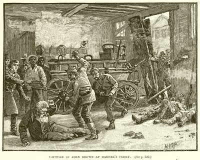 Gefangennahme von John Brown in Harpers Ferry von English School