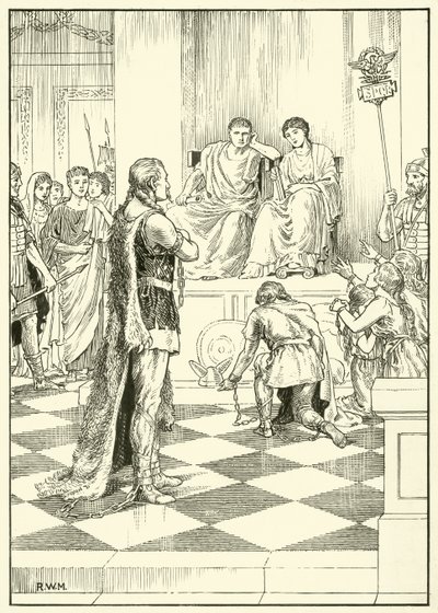 Caractacus (blekk på papir) av English School