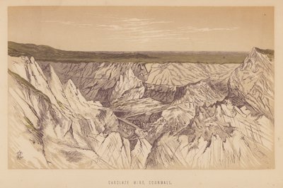 Carclaze-gruven, Cornwall (lito) av English School