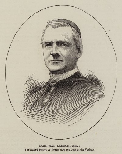 Kardinal Ledochowski (gravering) av English School