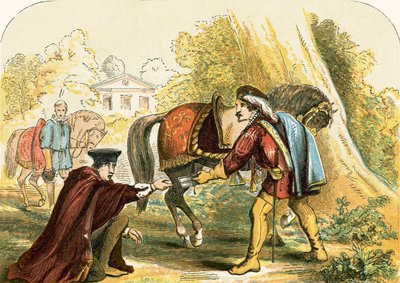 Kardinal Wolsey og kongens budbringer av English School