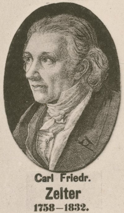 Carl Friedrich Zelter (gravyr) av English School