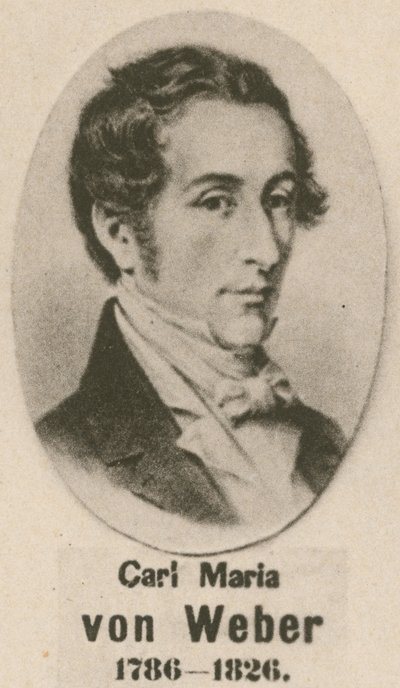 Carl Maria von Weber (gravering) av English School