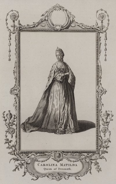Caroline Matilda, dronning av Danmark av English School