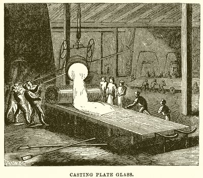Støpeplate Glass av English School